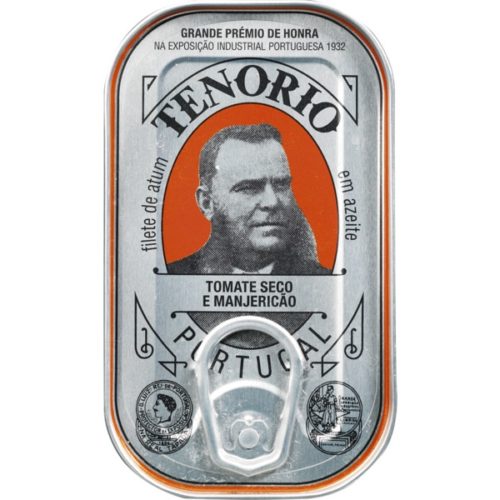ATUM FILETE TOMATE SECO MANJERICAO TENORIO 120GR