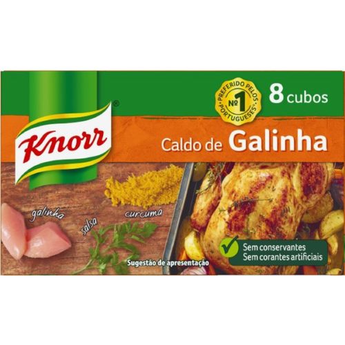 CALDOS KNORR GALINHA 8 CUBOS