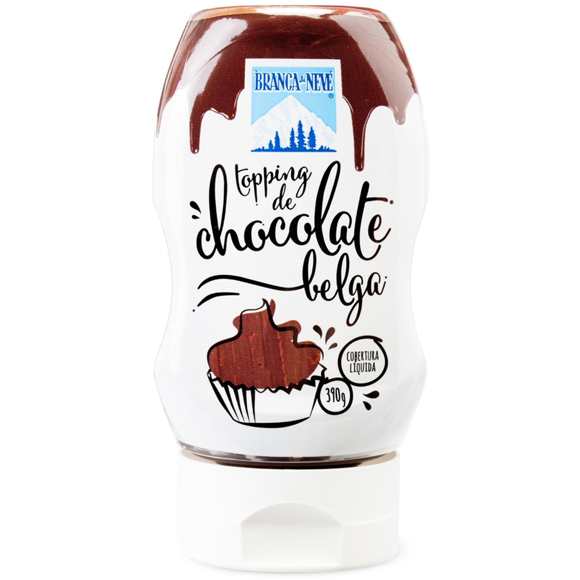 TOPPING CHOCOLATE BRANCA NEVE 390GR