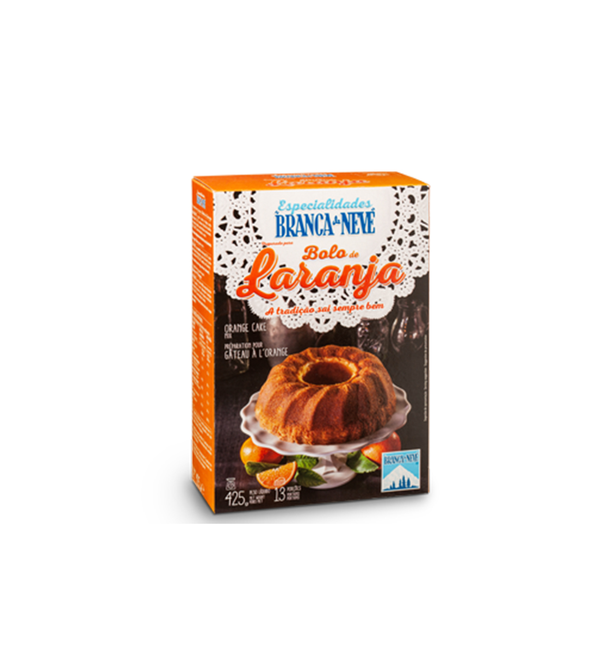 BOLO LARANJA BRANCA NEVE 425GR