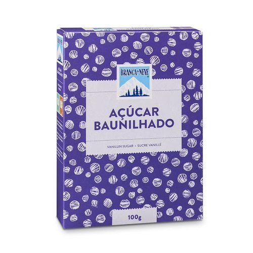 AÇUCAR BAUNILHADO BRANCA NEVE 100GR