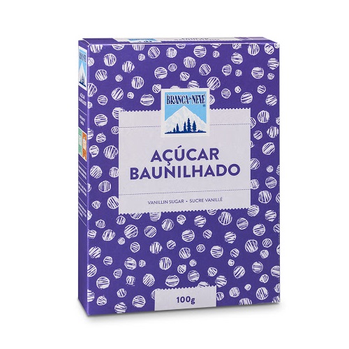 AÇUCAR BAUNILHADO BRANCA NEVE 100GR