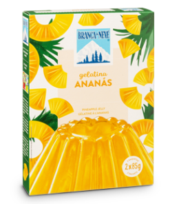 GELATINA ANANÁS -30% BRANCA DE NEVE 170GR