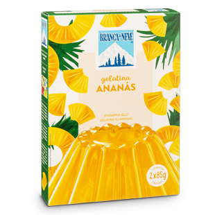 GELATINA ANANÁS -30% BRANCA DE NEVE 170GR