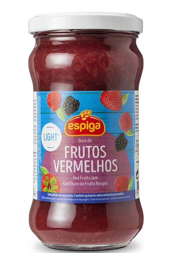 DOCE FRUTOS VERMELHOS SEM AÇÚCAR ESPIGA 250GR