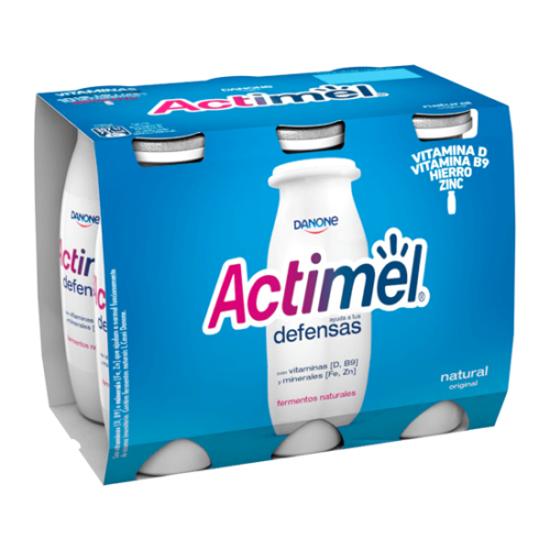 Alternative view of ACTIMEL NATURAL 6X100ML