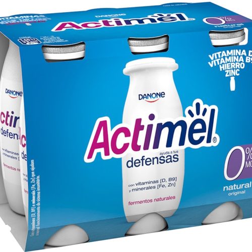 ACTIMEL 0% NATURAL 6X100ML