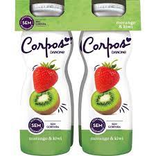 IOGURTE LIQUIDO CORPOS DANONE MORANGO/KIWI 4X155GR