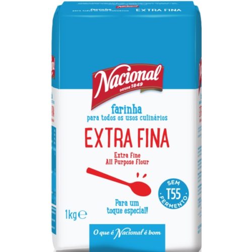 FARINHA EXTRA FINA NACIONAL 1KG