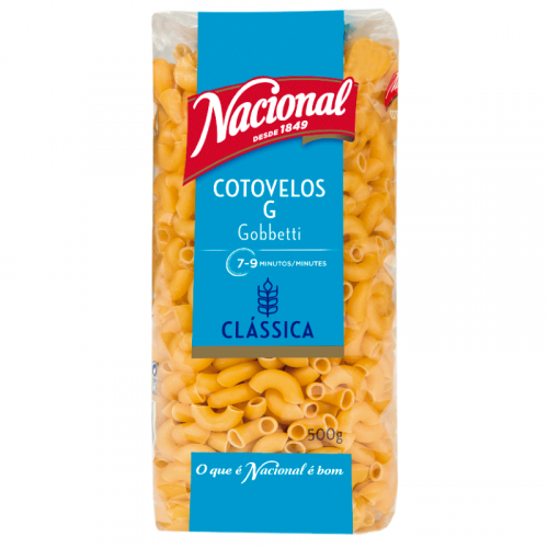 MASSA COTOVELOS GR NACIONAL 500GR