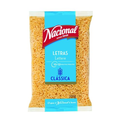 MASSA LETRAS NACIONAL 250GR