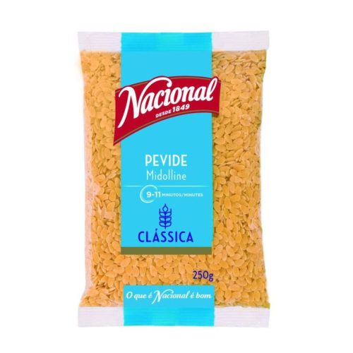 MASSA PEVIDE NACIONAL 250GR