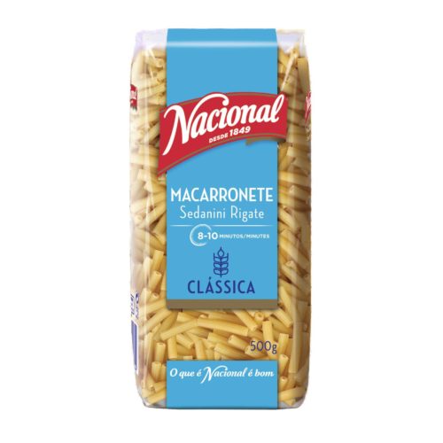MASSA MACARRONETE RISCADO SEDANINI RIGATE NACIONAL 500G