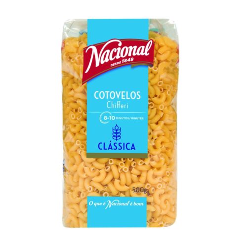 MASSAS COTOVELOS NACIONAL 500GR