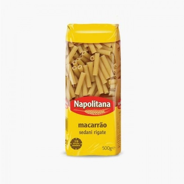 MASSA MACARRÃO RISCADO NAPOLITANA 500GR