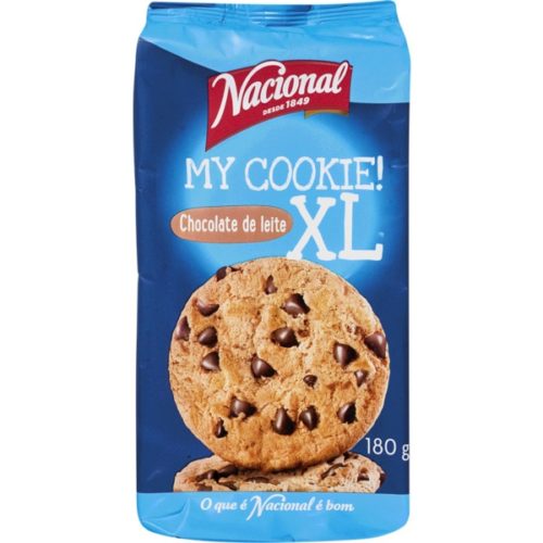 BOL COOKIE XL CHOC LEITE NACIONAL 180GR