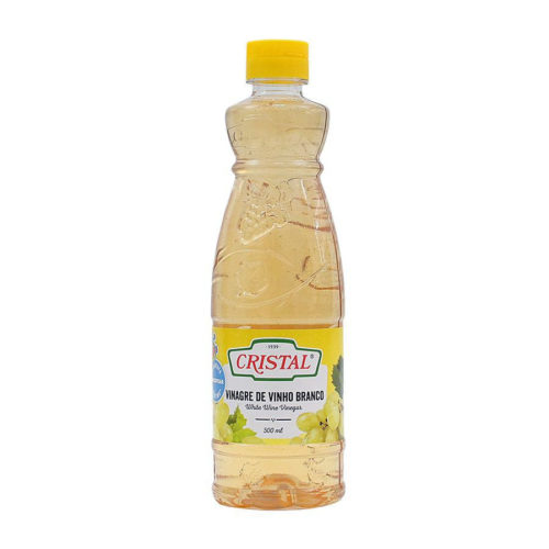 VINAGRE VINHO BRANCO CRISTAL 500ML