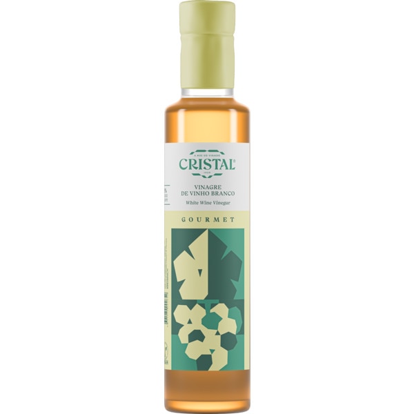 VINAGRE VINHO BRANCO GOURMET CRISTAL 250ML