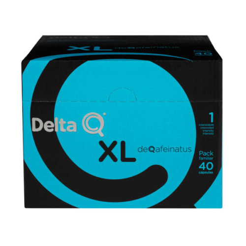 CAFÉ DELTA Q DEQAFEINATUS XL 40CAPS DESCAFEINADO