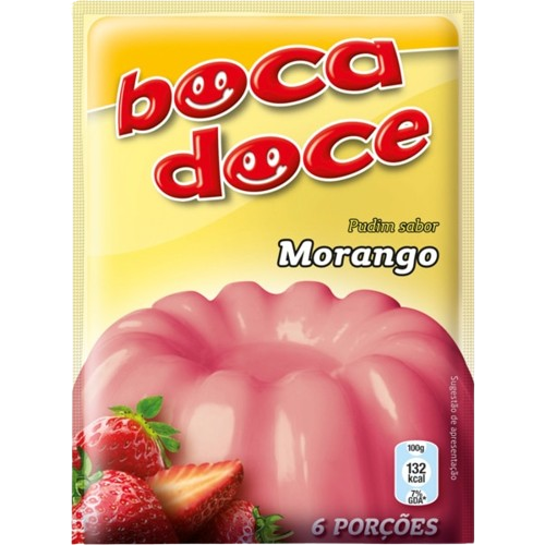PUDIM BOCA DOCE MORANGO 22GR