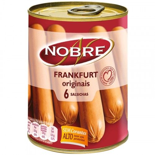 SALSICHAS FRANKFURT NOBRE 3 PARES 120GR