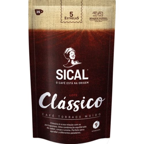 CAFE MOÍDO CLÁSSICO MOAGEM NORMAL INT10 SICAL 220GR