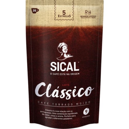 CAFÉ MOÍDO CLÁSSICO MOAGEM GROSSA INT10 SICAL 220GR