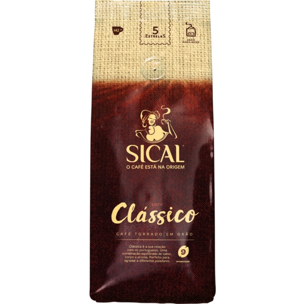 CAFÉ GRÃO SICAL CLASSICO 1KG 5ESTRELAS