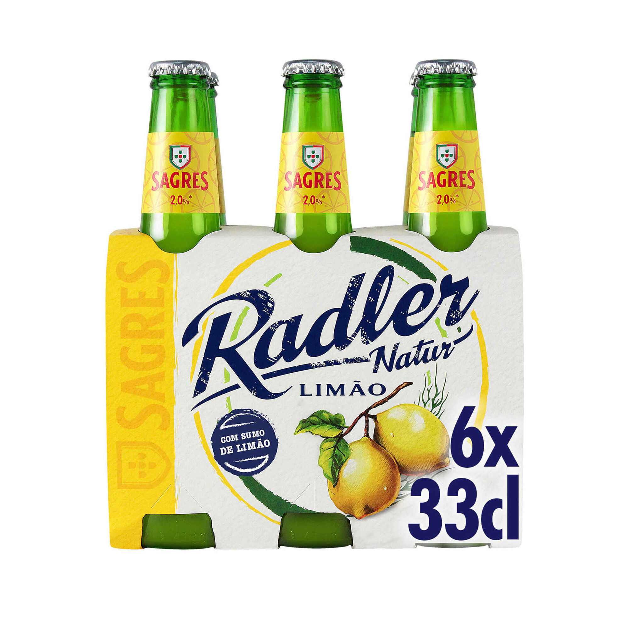 CERVEJA SAGRES RADLER 6X33CL