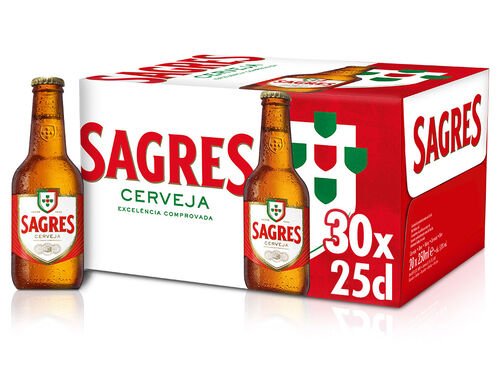 CERVEJA SAGRES 30X25CL