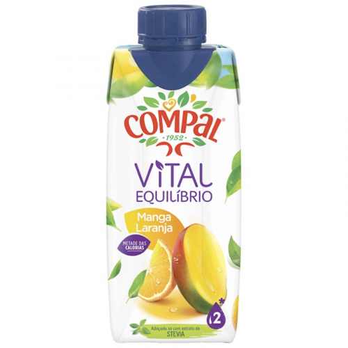 NÉCTAR VITAL EQUILÍBRIO MANGA LARANJA COMPAL 30CL