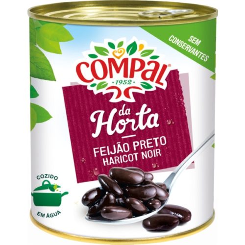 FEIJÃO PRETO COMPAL 845GR