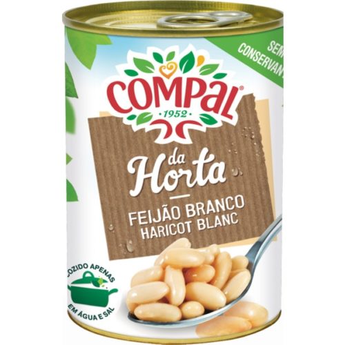 FEIJÃO BRANCO COMPAL LATA 410GR