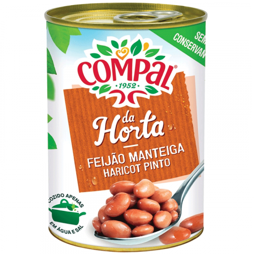 FEIJÃO MANTEIGA COMPAL LATA 410GR