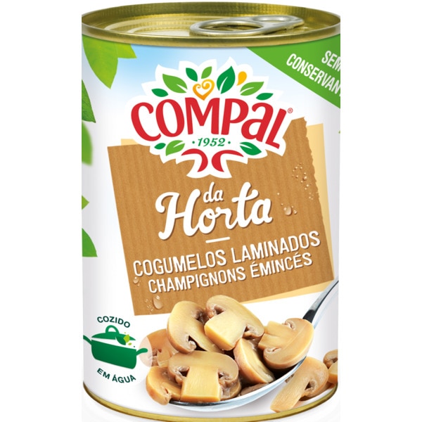 COGUMELOS LAMINADOS COMPAL 290GR