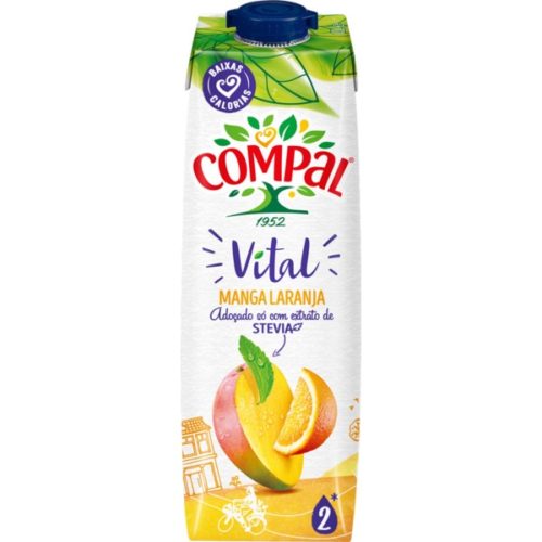 SUMO COMPAL VITAL MANGA/LARANJA 1L