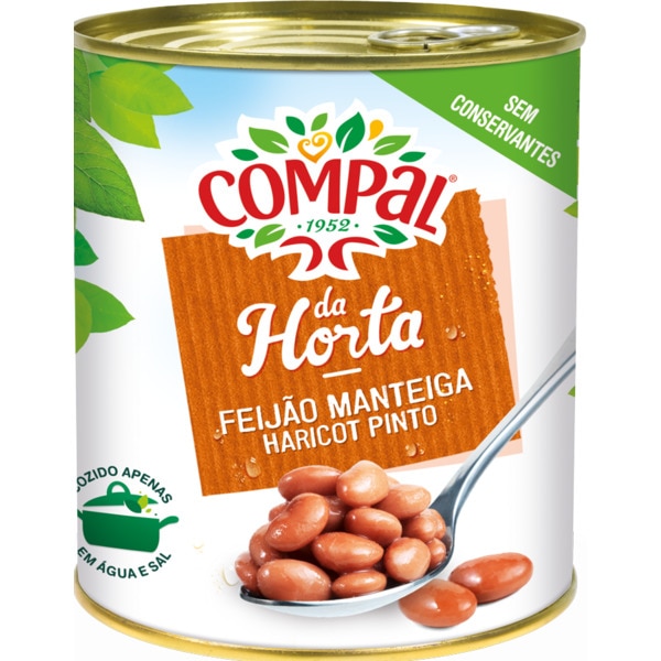 FEIJAO MANTEIGA COMPAL 845GR