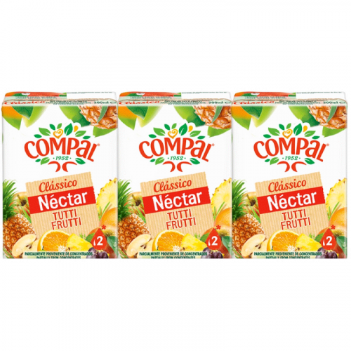 SUMO COMPAL CLASSICO TUTTI-FRUTI 3X200ML