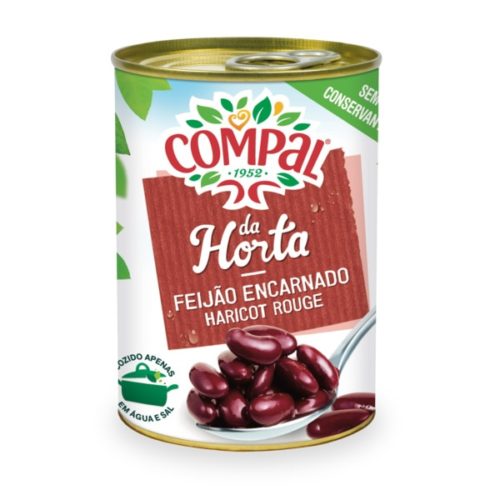 FEIJÃO ENCARNADO COMPAL LATA 410GR