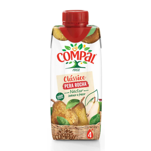 NÉCTAR CLÁSSICO PÊRA ROCHA COMPAL 30CL
