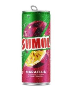 REFRIGERANTE C/GÁS SUMOL MARACUJÁ 33CL LATA SLEEK