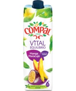 SUMO COMPAL VITAL MANGA/MARACUJÁ 1L