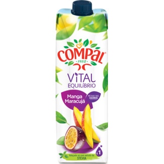SUMO COMPAL VITAL MANGA/MARACUJÁ 1L