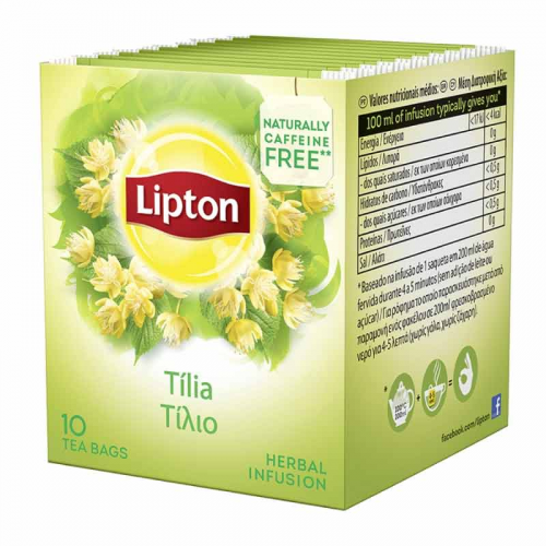 CHA LIPTON TILIA 10 DOSES