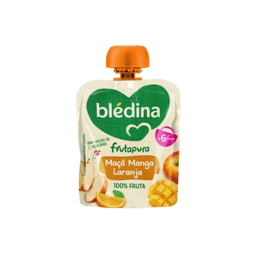 BLEDINA MAÇA MANGA LARANJA 90GR