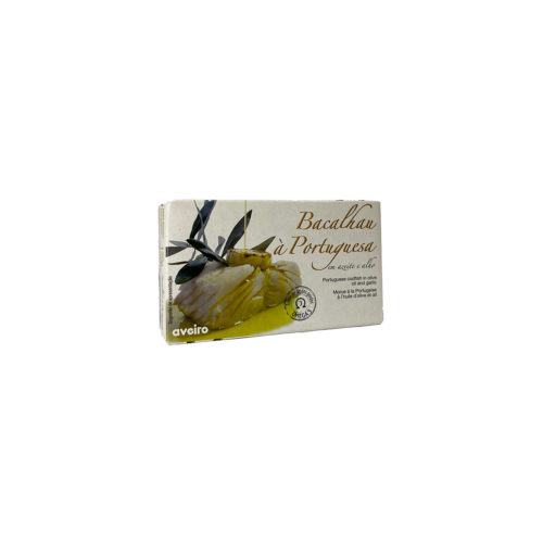 BACALHAU ASSADO À PORTUGUESA AZEITE ALHO AVEIRO 120GR