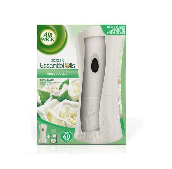 AMBIENTADOR AIRWICK FMATIC APAR+REC WHITE BOUQUET
