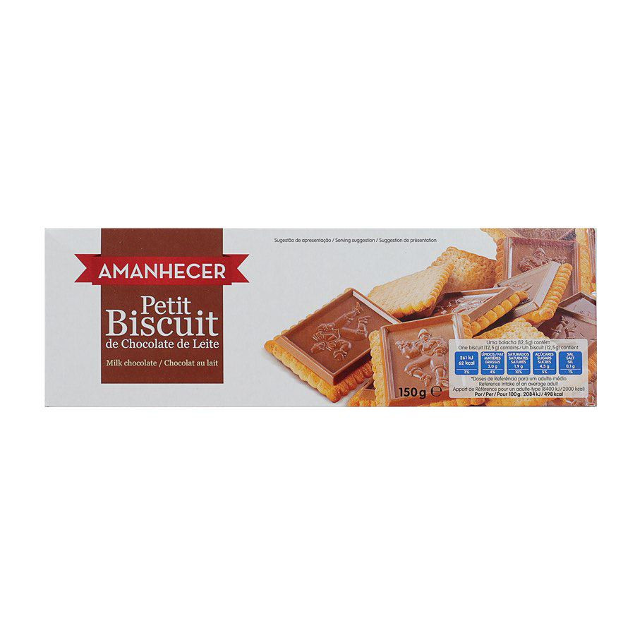 BOL AMANHECER PETIT BISCUIT CHOC LEITE 150GR
