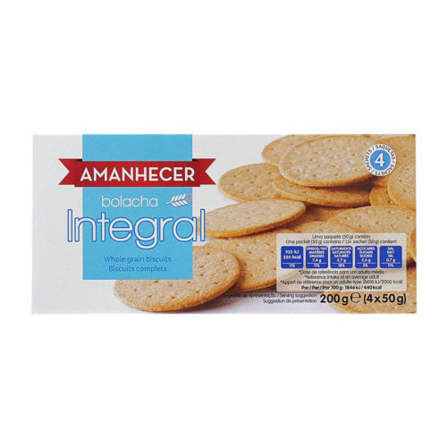 BOLACHA INTEGRAL AMANHECER 200GR