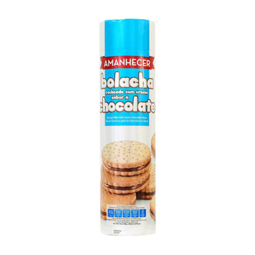 BOLACHAS C/ RECHEIO CACAU AMANHECER 500GR